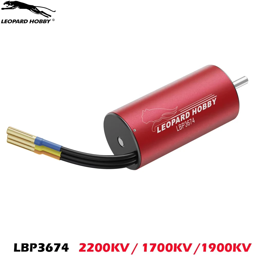 

Leopard Hobby 2-4S Lipo 550 Brushless Motor 3674 1700KV 1900KV 2200KV For 1/10 Scale Models RC Cars Airplane Boat Plane