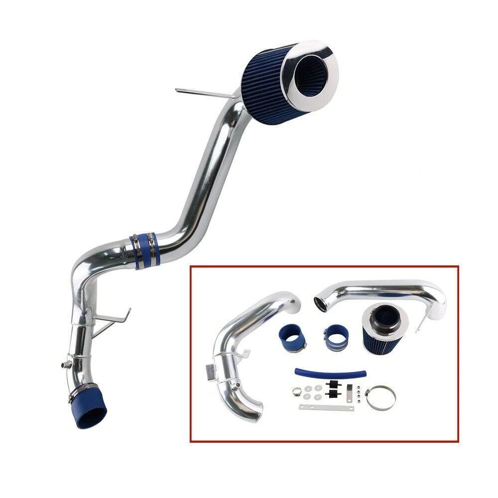 Racing Cold Air Intake Kit + blue Filter Combo  Compatible For Honda Civic EX LX DX 1.8L 2012-2015