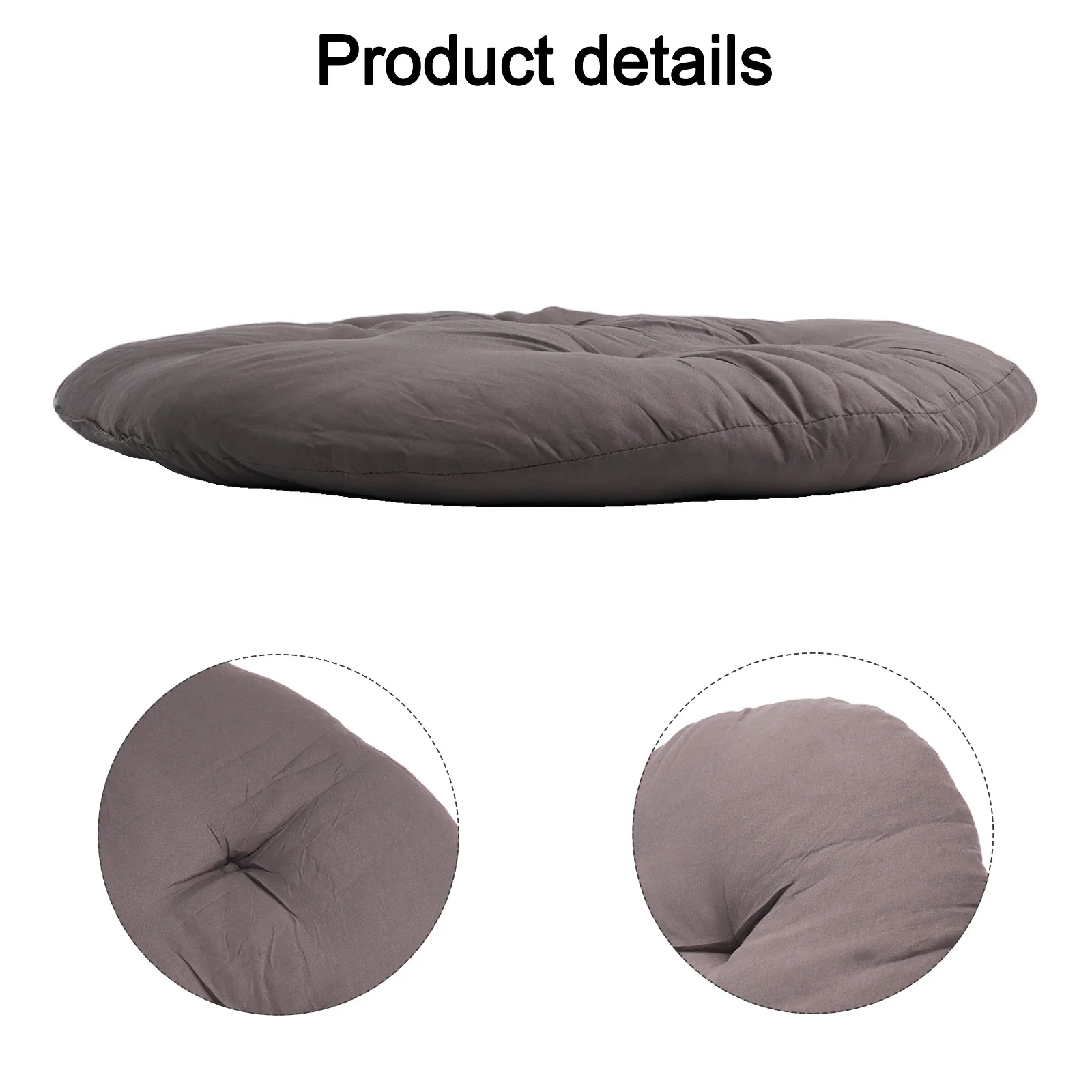 1pc Chair , Hanging Basket Egg Chair Round Seat Thick for nest Back Pillow Suitable For Courtyard Garden 1pc Chair