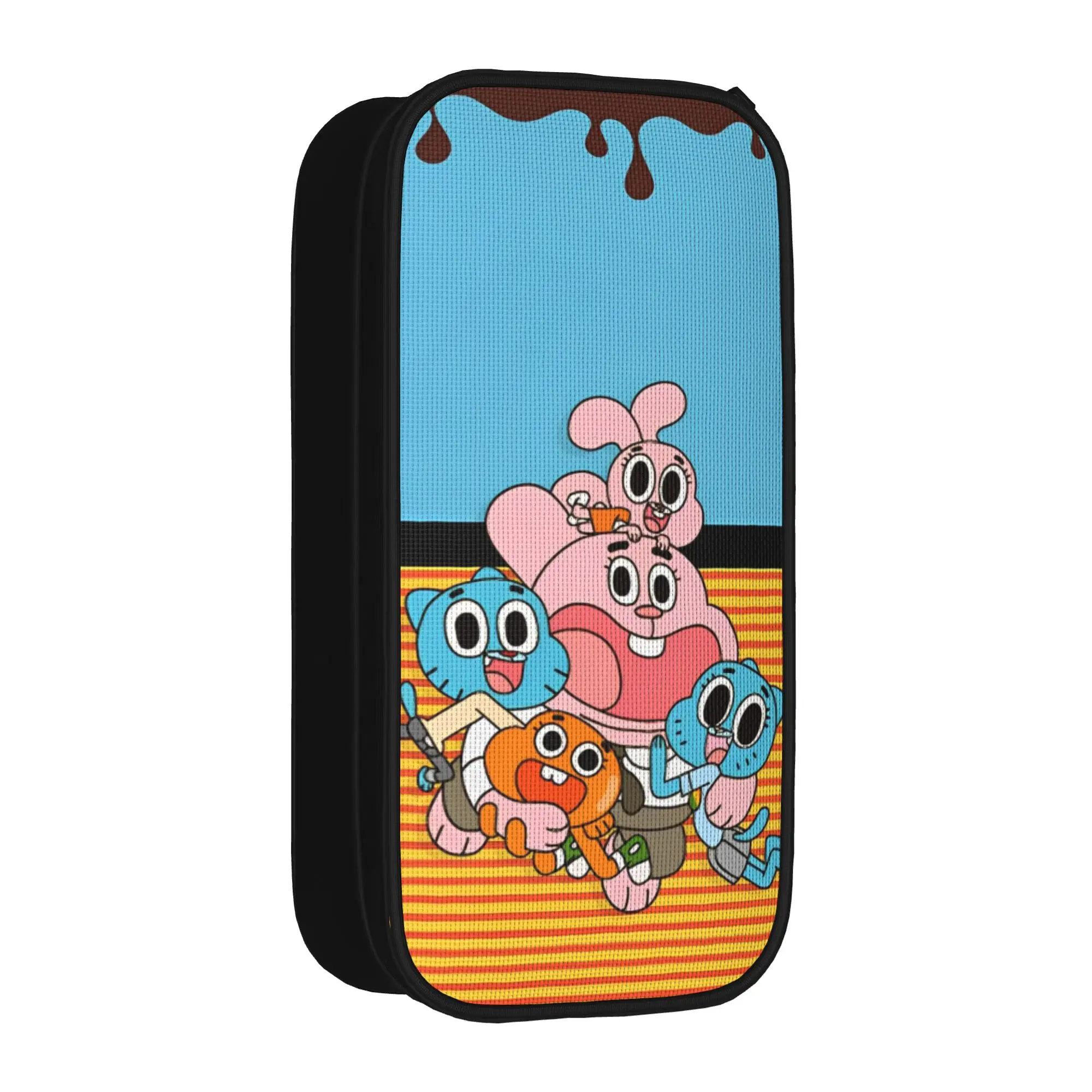 Gumballs Video Game Pencil Case New  Bag Kids Large Storage School Supplies Gifts Pencilcases