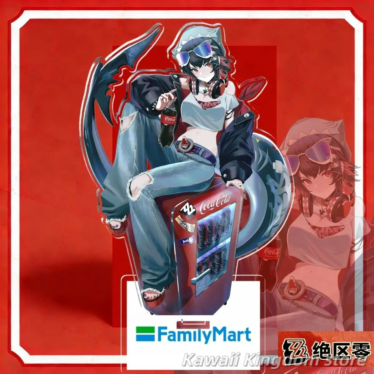 

Zenless Zone Zero Ellen Joe Game Anime Acrylic Stand Acrylic Stand Model Desk Decor Game Cosplay Standing Sign 17cm