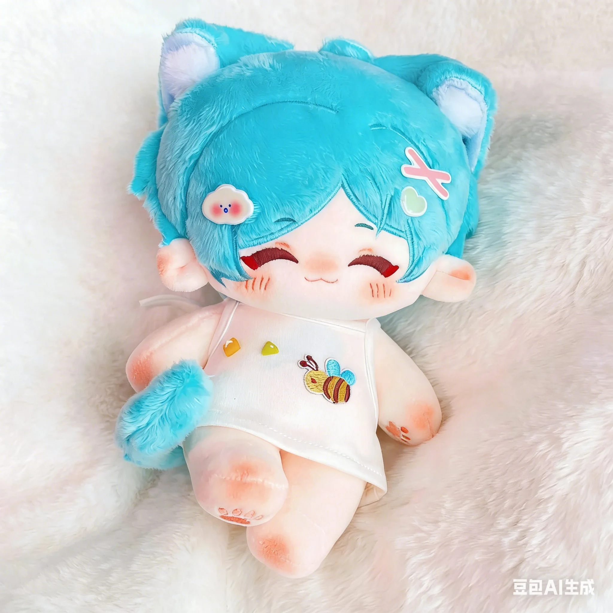 

20cm Ensemble Stars Kanata Shinkai Cotton Plush Doll Cute Stuffed Toy Catfish Tofu Plushie Figure Keychain Birthday Gift
