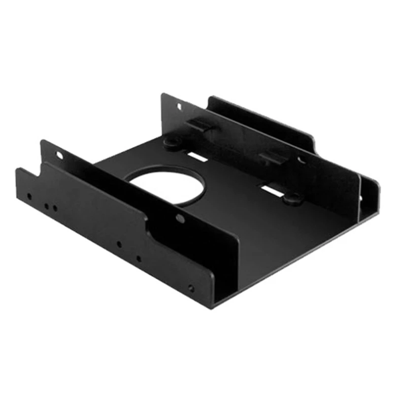 2X 3.5 Inch To 2.5 Inch SSD/HDD Hard Drive Drive Bay Adapter Mounting Bracket Converter,Double Bay