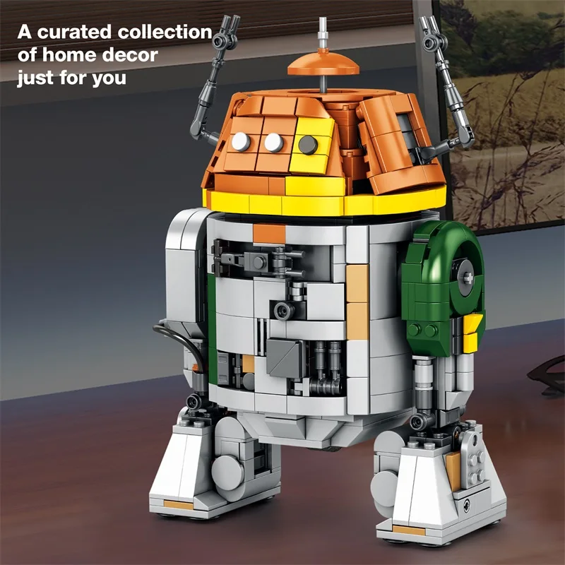 Blocs de construction de robots Chopper du film MOC C1-10P, 988 pièces, Robots de Combat spatiaux, modèle de figurine, jouets d'assemblage à monter soi-même, cadeau de collection pour enfants