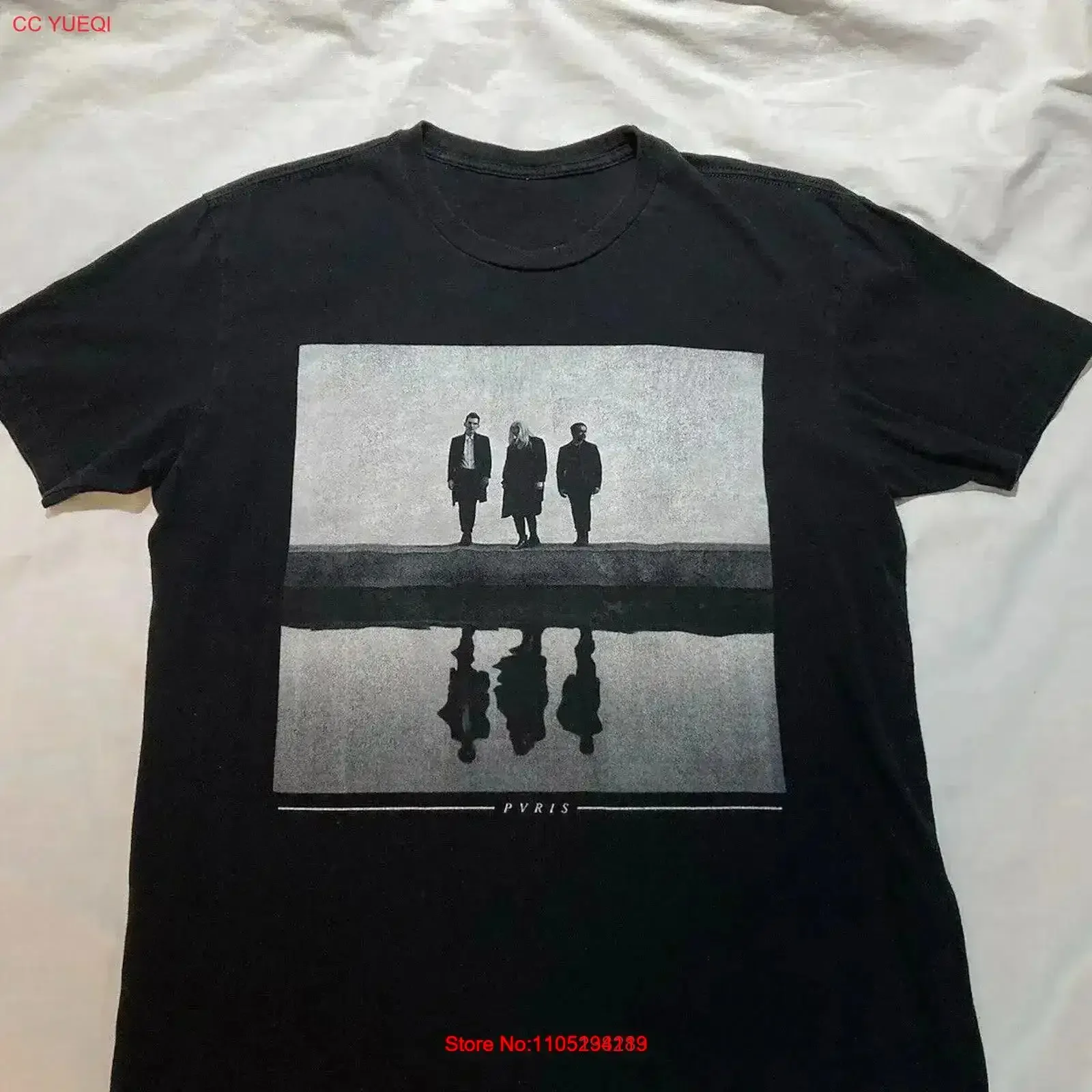 Pvris t camisa tamanho médio vintage lavado confortável roupas de grife elegante topo para uso diário moda gráfico vintage
