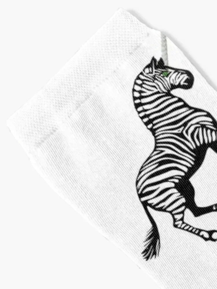 Zebra-Corn Socks cartoon Thermal man winter cycling floor Socks Woman Men's