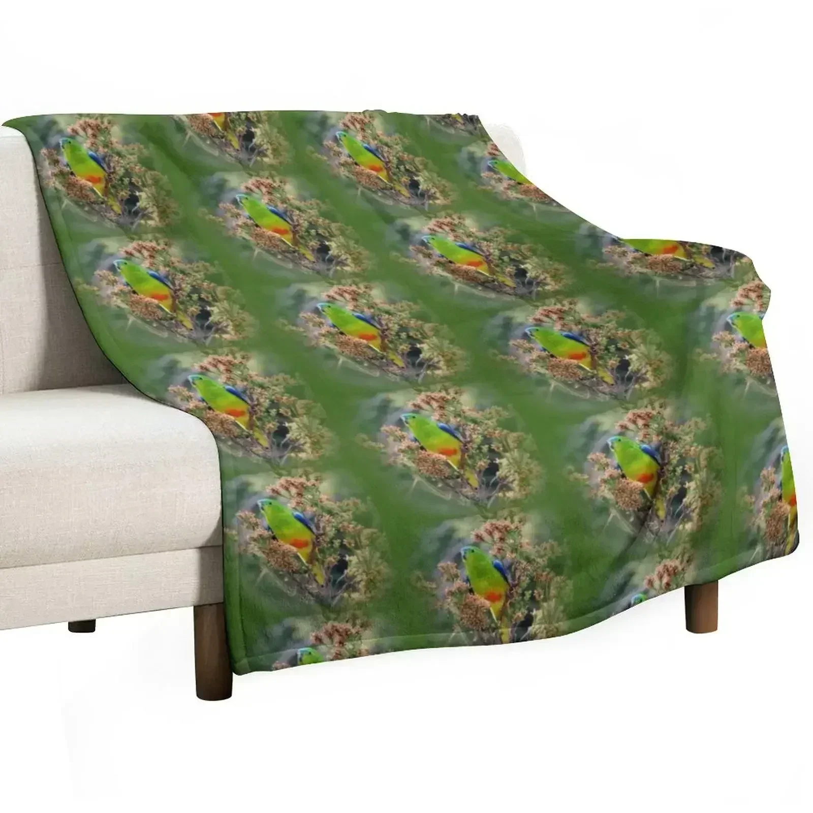OBP in heath blanket Manta suave de color liso para sofá y cama
