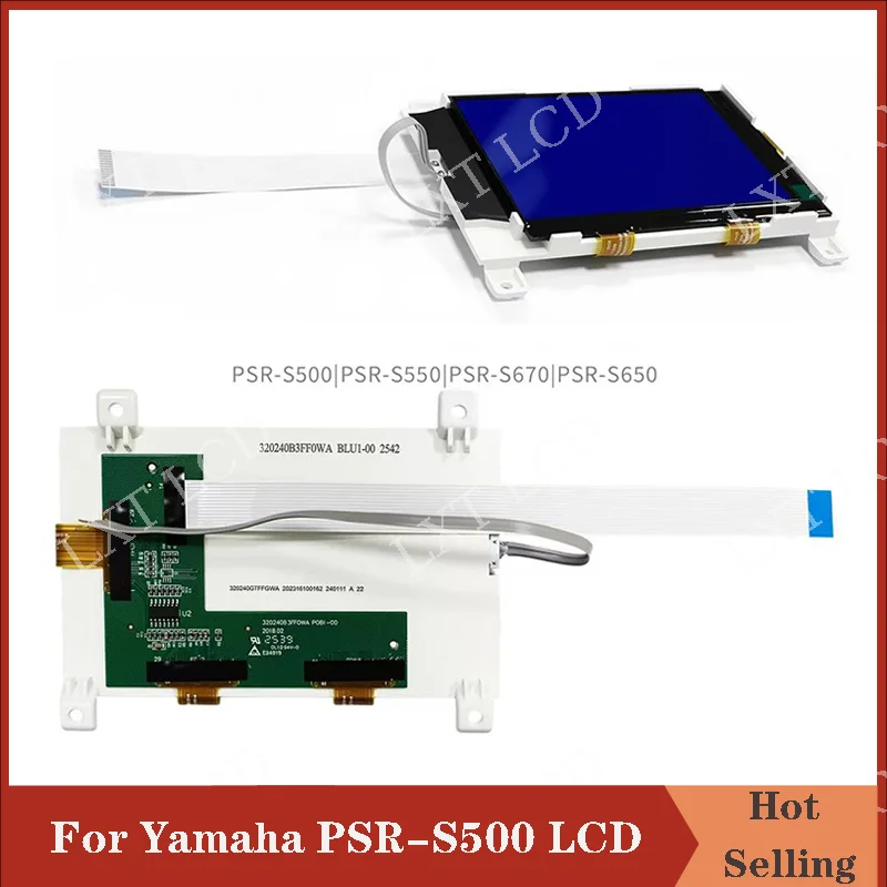 For Yamaha DGX520 PSR S500 S550 S650 DGX-620 630 640 Mm6 Mm8 Hjdj5428 (48) 320240B3FF0WA LCD Screen Display Panel