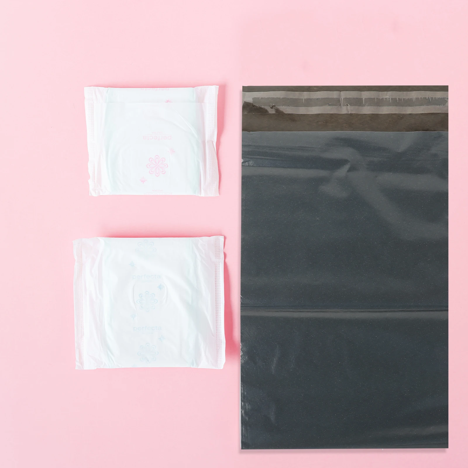 

100Pcs LeakProof Lightweight Mailing Bags Good Stickiness Express Packing Pouches Women Sanitary Disposal Bag Supply
