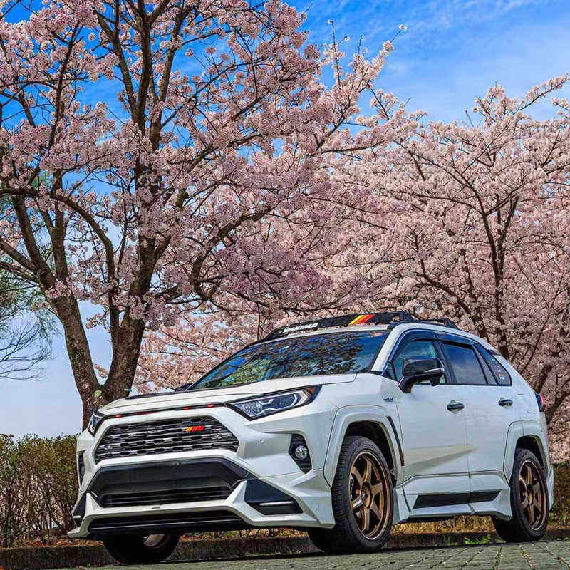 

Upgrade T-RD Front & Rear Bumper Bodykit Car Body Kits for 2020+ RAV4
