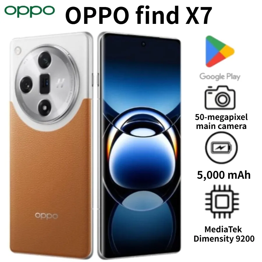 2026 (Latest Model) OPPO Find X7: Features the Dimensity 9300 chipset, supports 100W fast charging, dual SIM, 8+256 GB Global Ed