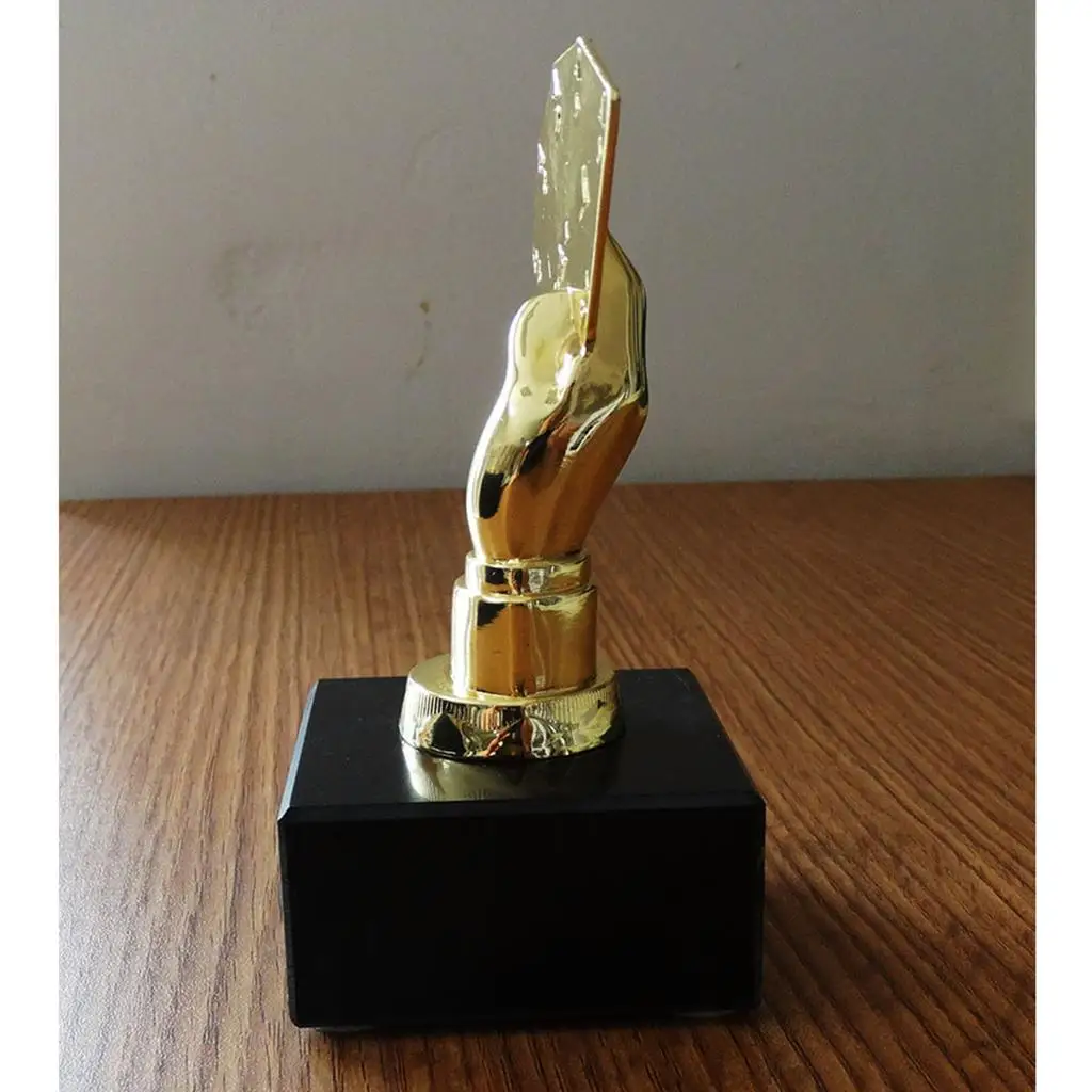

Metal Flush Poker Trophy Poker Hand Award Collectible Playing Cards Plaque on Marble Base for Casino Game Prize