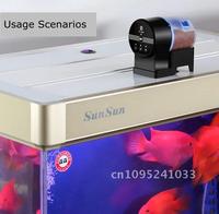 Sunsun Automatic Feeder Goldfish Dispenser Timing Auto Fish Feeding Food Hours 8/12/24 Aquarium Smart Accessories Timer