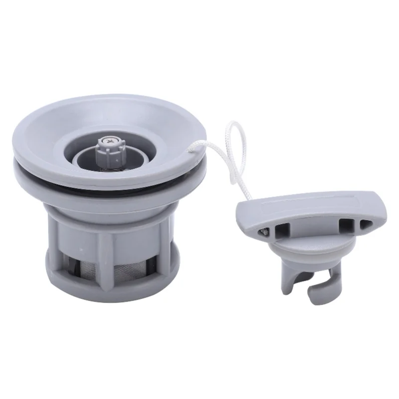 

Boat Air Valve Lightweight Gas Valve Replacement For Inflatable Dinghy Kayaking Rubber BoatsGray