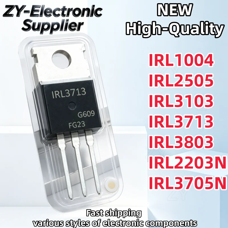 10Pcs 100% New IRL1004 IRL2505 IRL3103 IRL3713 IRL3803 IRL2203N IRL3705N TO-220 MOSFET Best Quality In Stock