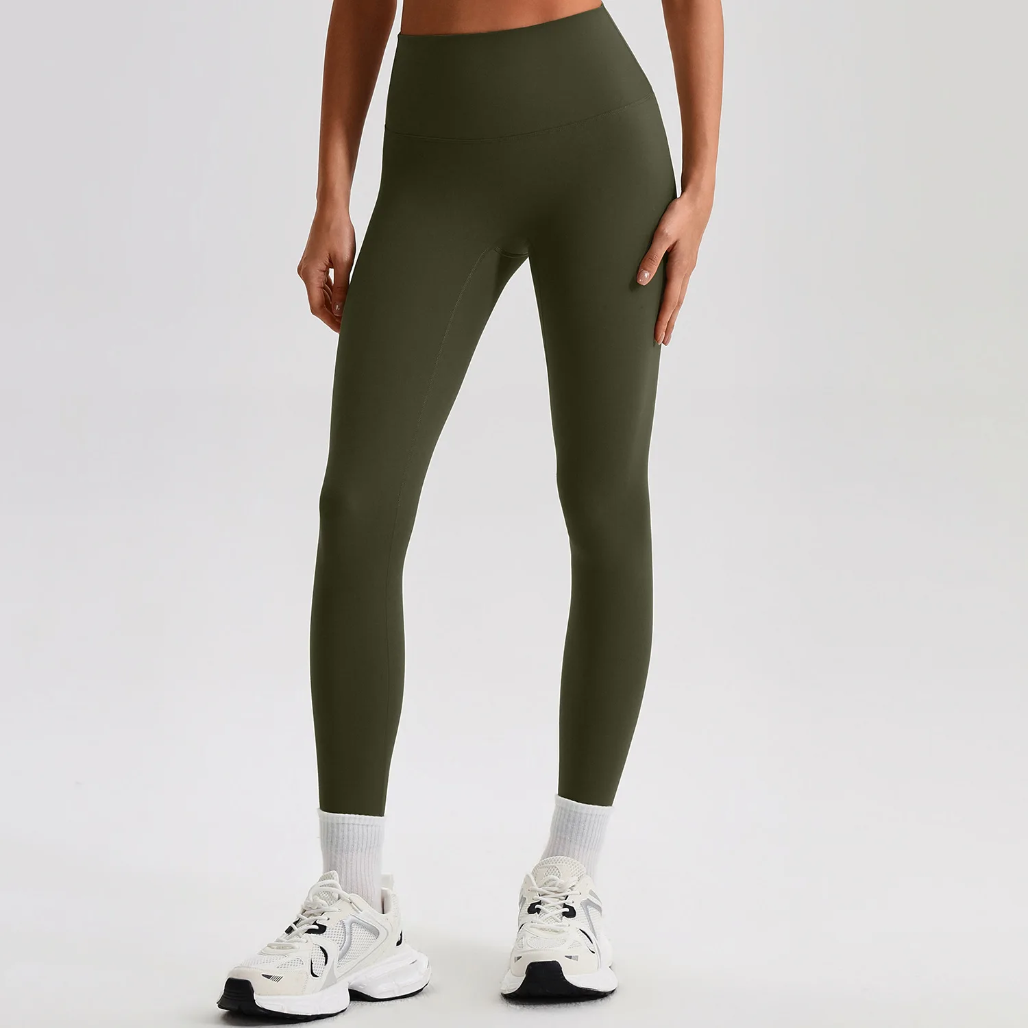 

Сплошные цветные спортивные леггинсы, спортивные женские брюки для йоги с высокой талией, мягкие комплексные тренировочные брюки для бега, 100% защита от касса, компрессия