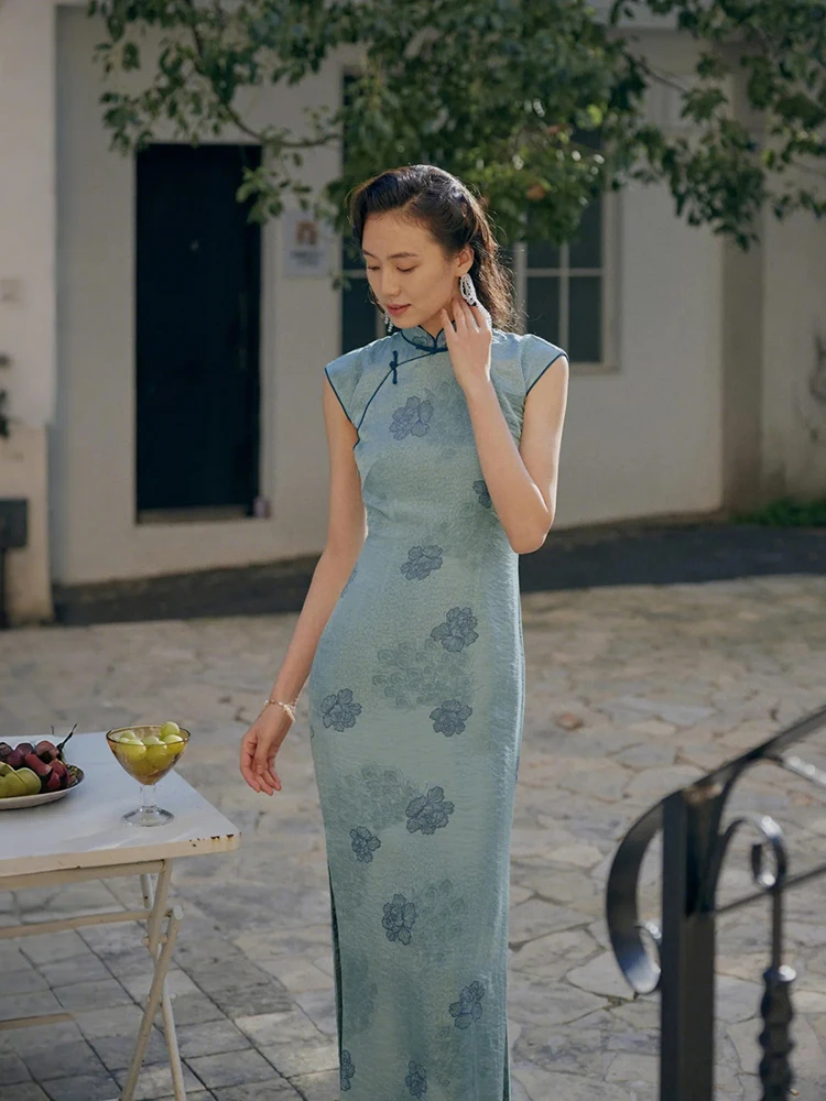 

Momei винтажный длинный шелковый с боковой молнией и ort Sves для женщин, весна-лето, новое поступление