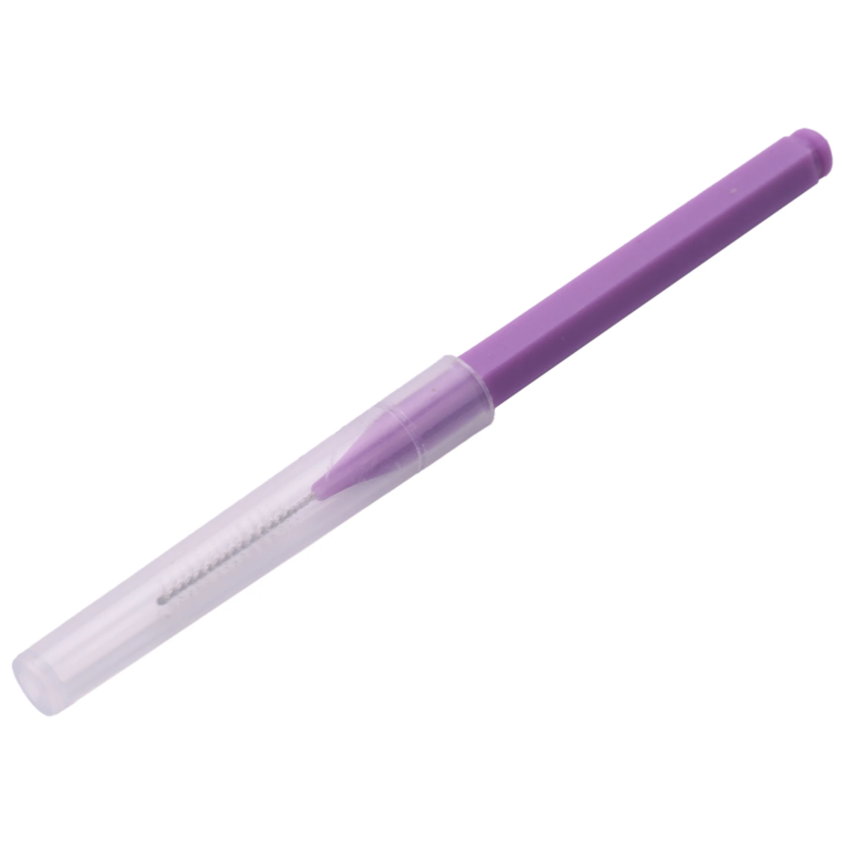 Juego de 8 unidades de hilo Dental, cepillo Interdental suave, palillo de dientes saludable para la limpieza de los dientes, color morado