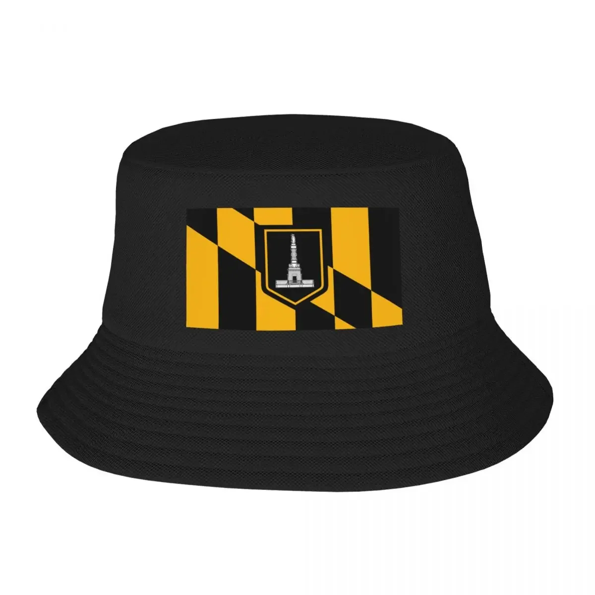 

Flag Of Baltimore Bucket Hat Streetwear Ball Cap Thermal Visor For Girls Men's
