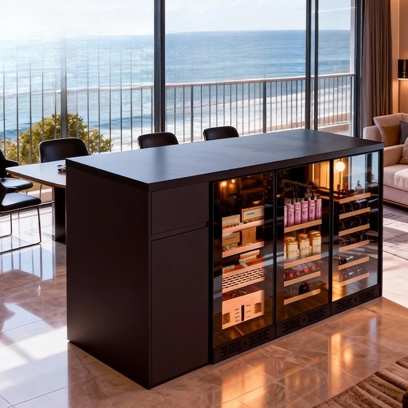 Household Small Embedded Wine Cabinet Constant Temperature Wine Cabinet Cigar Cabinet Storage Ice Bar Refrigerator Mini