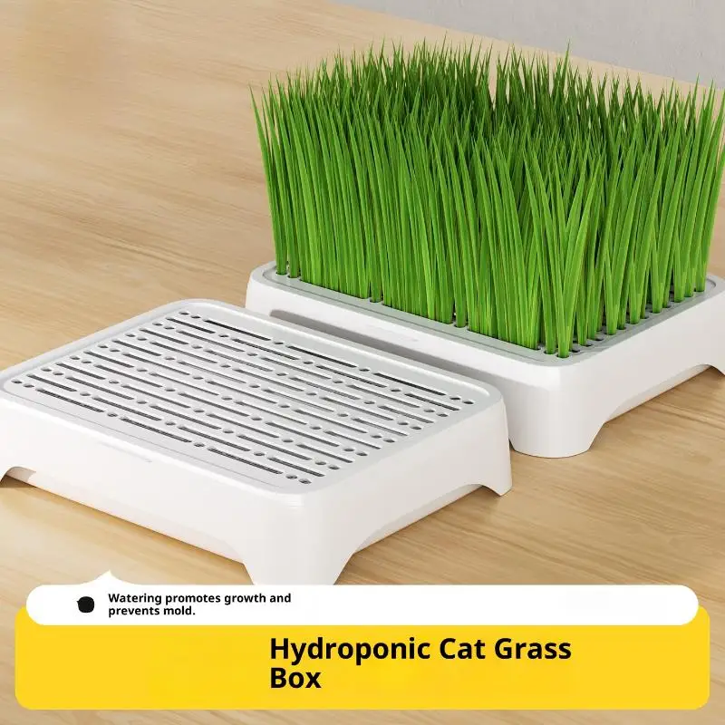 ●Pet Cat Grass Planting Basin Soilless Culture Wheat Seedling Pot Kitten Grass Hydroponic Device Horticultural Planting Pot