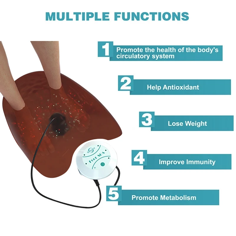 Máquina de desintoxicación de pies, masajeador de pies, Arrays de baño Aqua Cell Spa, limpieza iónica de pies, masajeador de pies, cuidado de la