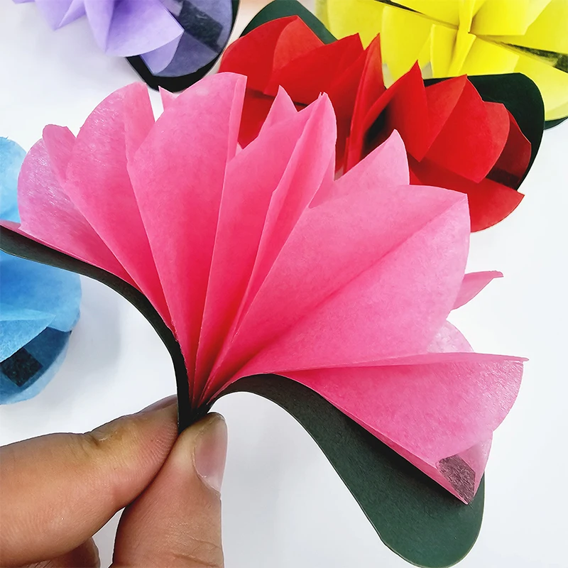 10 PCS Flowers Emerge from Empty Hands Magic Trick Street Stage Magic for Beginner Magician Easy to do