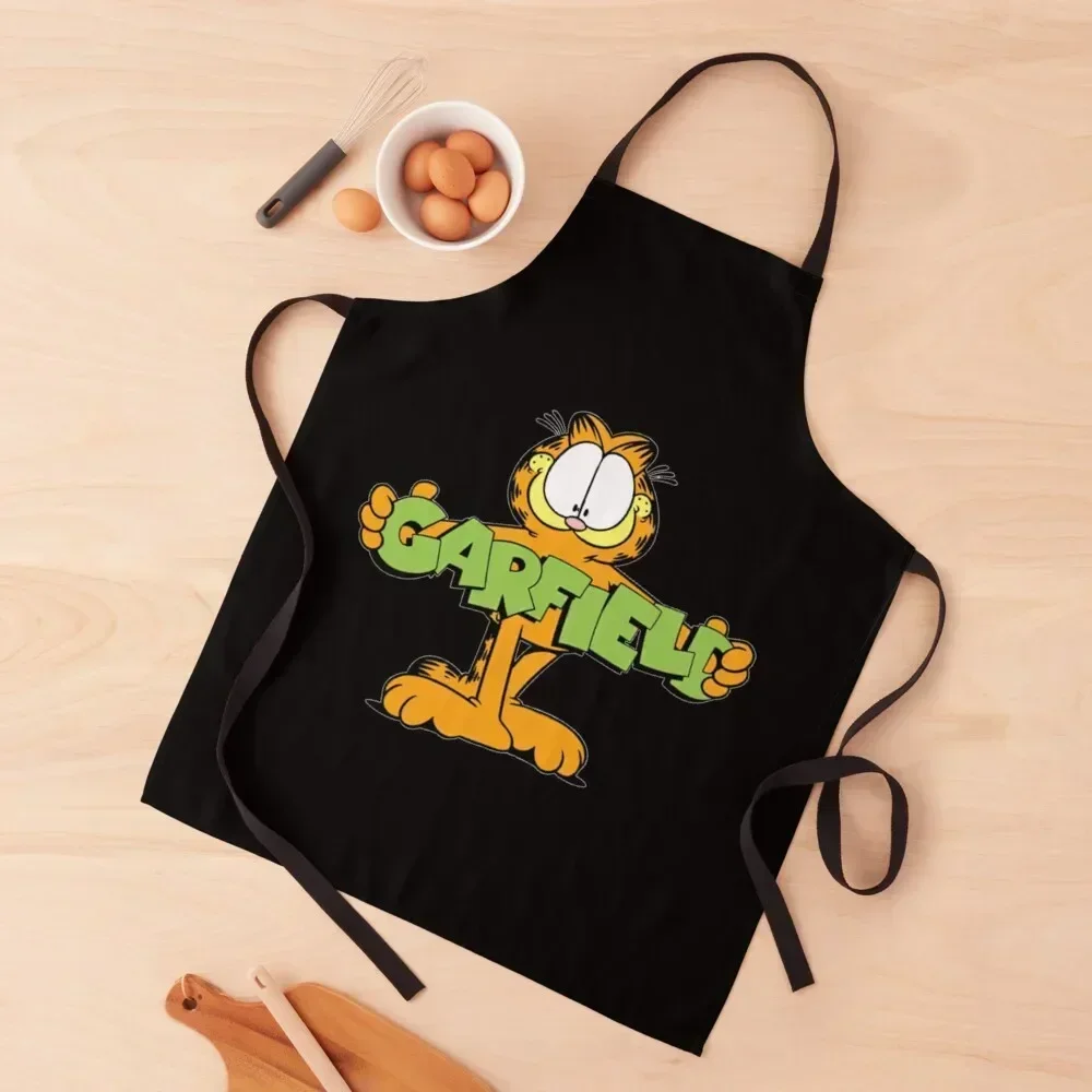 

orange cat shirt Apron Kitchen Kitchen Things Cooking Clothes work ladies Apron