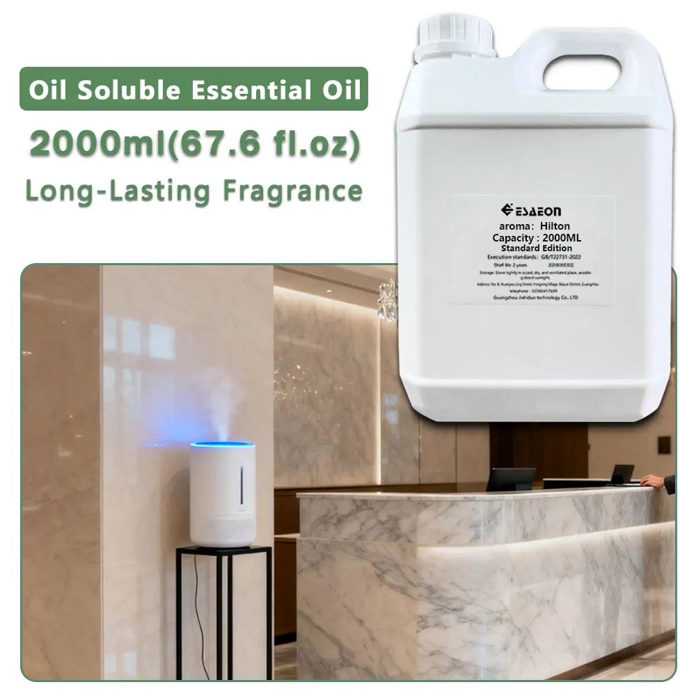 ESAEON Essential Oils - For All Waterless Aromatherapy Machines, Aroma Machine Oil, Hilton Wild Bluebell - 2000ML (67.6 fl.oz)
