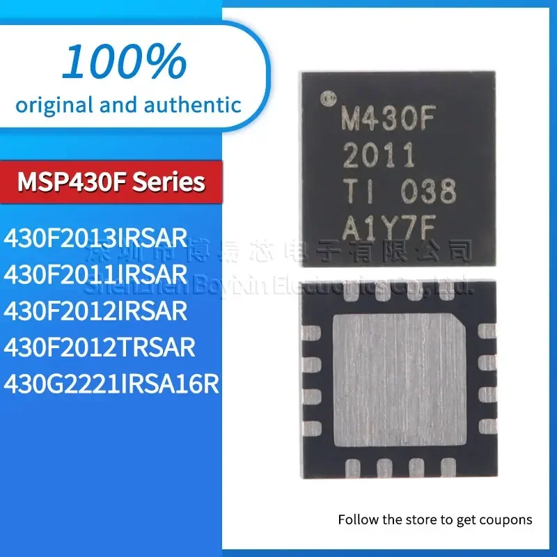 MSP430G2221IRSA16R MSP430F2013IRSAR MSP430F2012TRSAR MSP430F2012IRSAR MSP430F2011IRSAR новая Оригинальная Подлинная модель