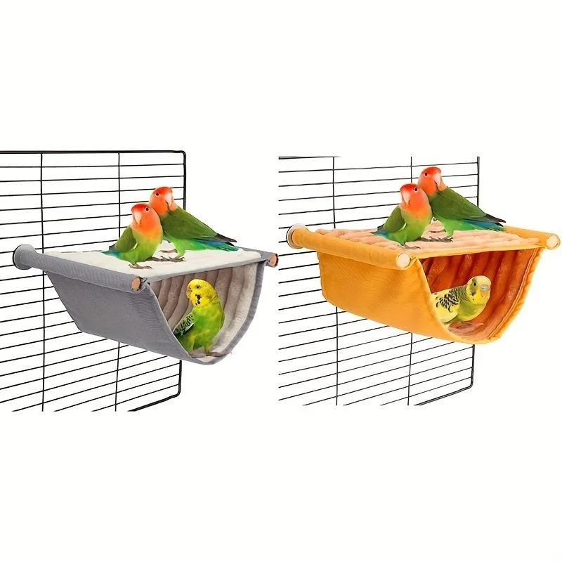 Pet Bird Hammock for Parrot Bird Parrot Nest House Hammock Tent Cage Perch Stand for Parrots Budgies Parakeet Pet Accessories