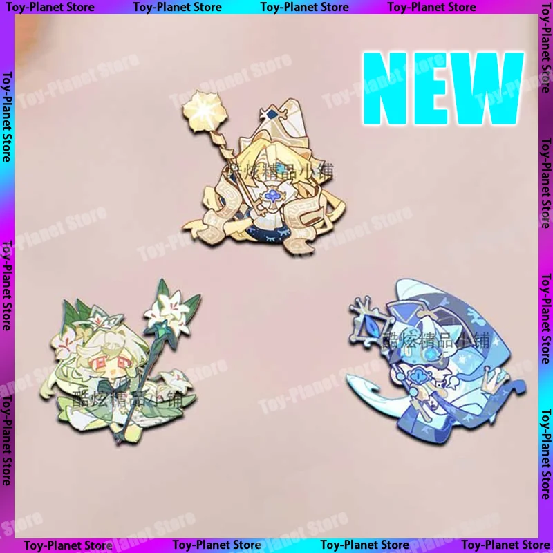 En Stock, broche periférico de juego Cookie Run Kingdom, galleta de leche de sombra, mochila de vainilla pura, regalos personalizados, Juguetes