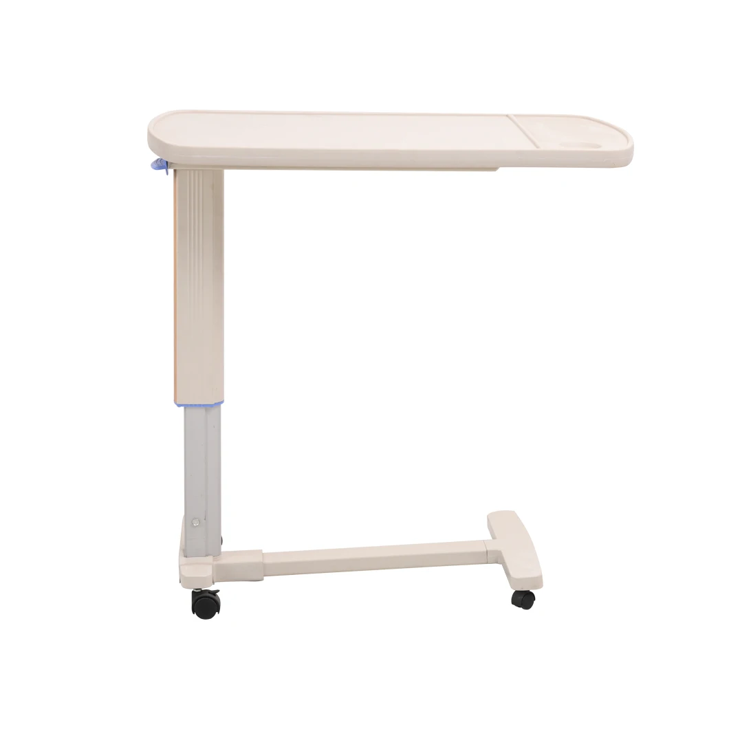 ارتفاع رخيص قابل للتعديل المحمول المريض السرير طاولة طعام مستشفى السرير صينية الجدول #3