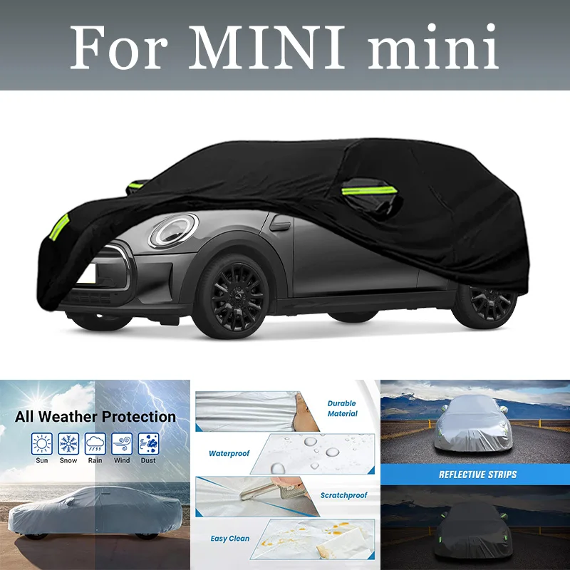 

Для MINI mini автомобильный чехол водонепроницаемый пылезащитный автомобильный чехол УФ-защитный автомобильный чехол внешние чехлы для защиты от снега автомобильные аксессуары