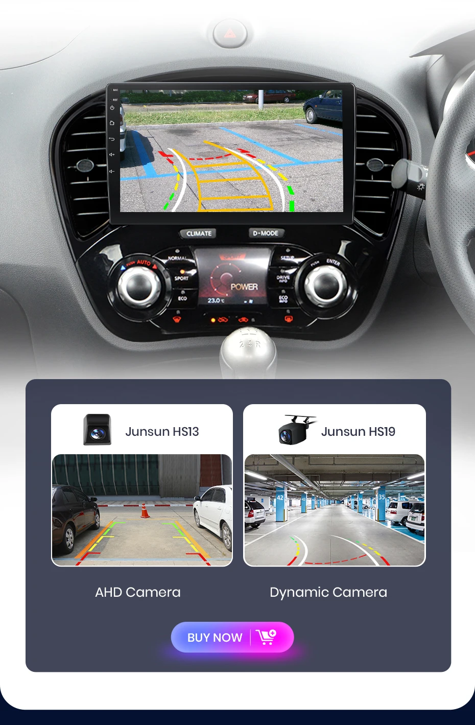 Junsun Kabelloses Carplay Android Auto Autoradio für Nissan Juke Yf15 2010 - 2014 Intelligentes System Stereo Multimedia Autoradio – Detail 17