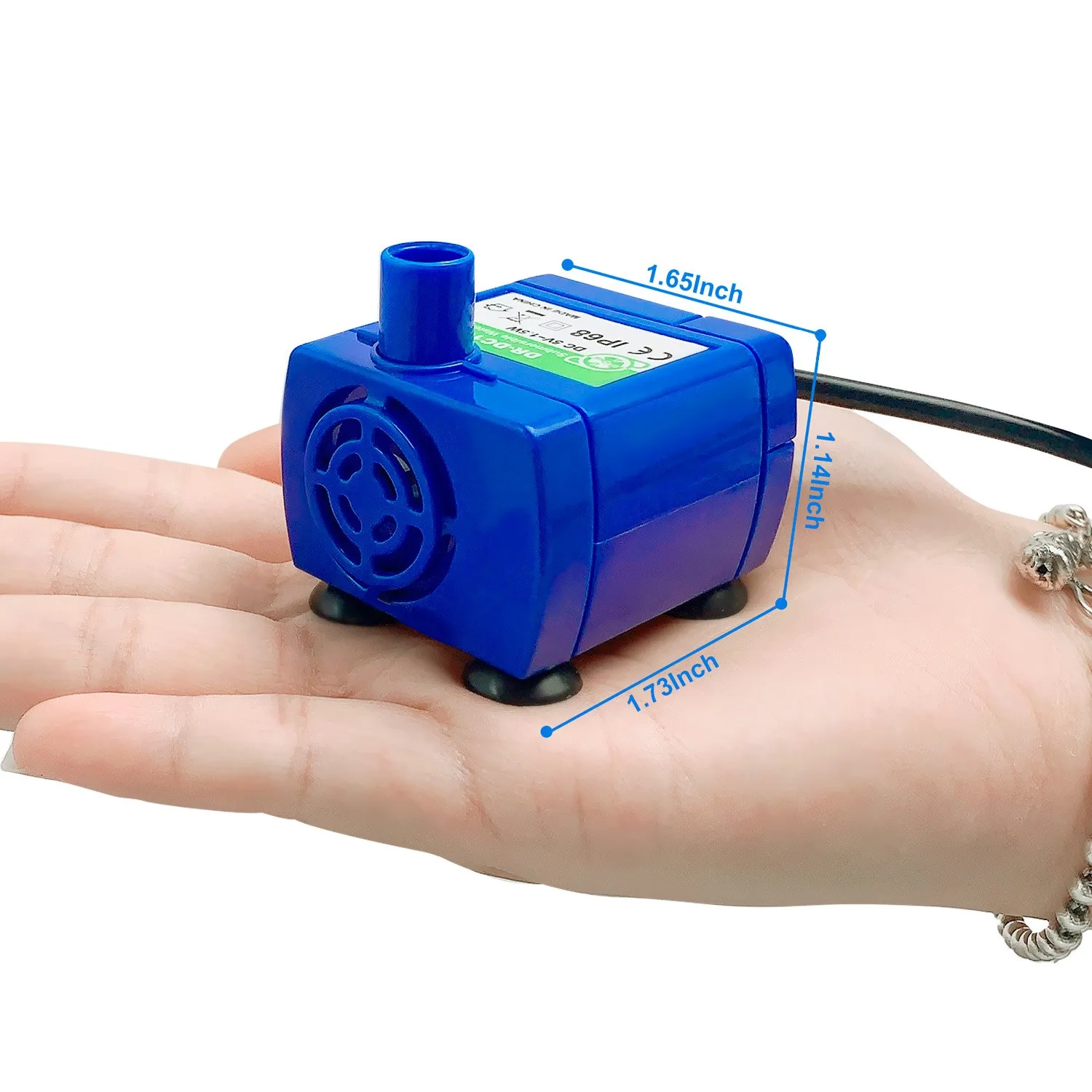 

Replacement Pump for Pet Water Fountain, Ultra Quiet Submersible Motor USB Powered Cat Dog Water Dispenser Pump