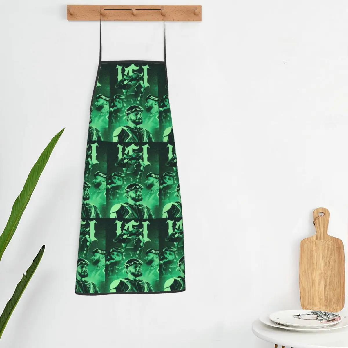 Rapper Jc Reyes Album Tour Graphic Apron Chef Cooking Baking Tablier Bib Kitchen Cleaning Pinafore for Women Men Gardening