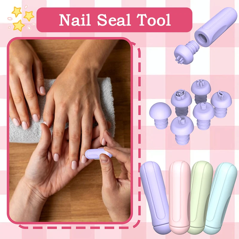 1 pcs Nail Art Stamp Pen Nail Art Stamp Pen Handicraft Nail Art Flower Stamp DIY Nail Art Tools Brush Design Manicure