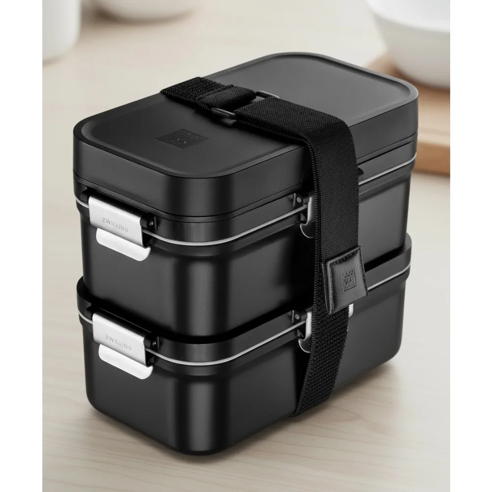 

Набор ланч-боксов с вакуумной герметизацией и столовыми приборами — без BPA, можно мыть в посудомоечной машине, сохраняет пищевую свежу, 5 длинных работ и школы.