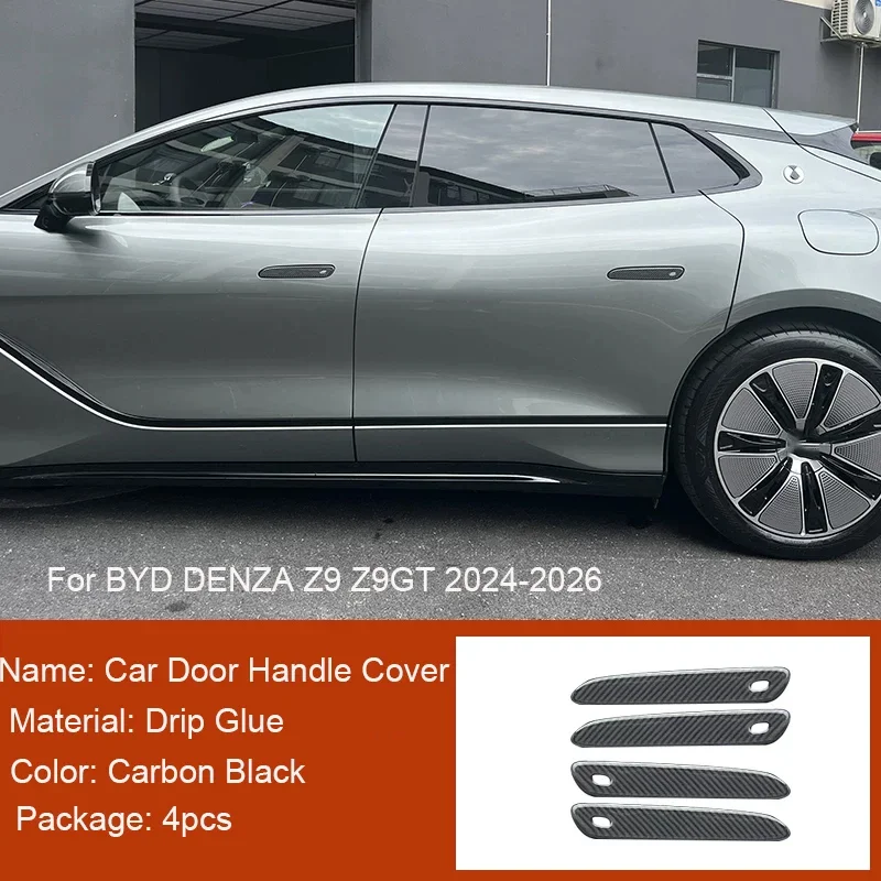 

Комплект из 4 накладок на дверные ручки из АБС-пластика для BYD DENZA Z9 Z9GT 2024-наст. время, защита от царапин, водонепроницаемые, прочные, аксессуары для защиты экстерьера автомобиля