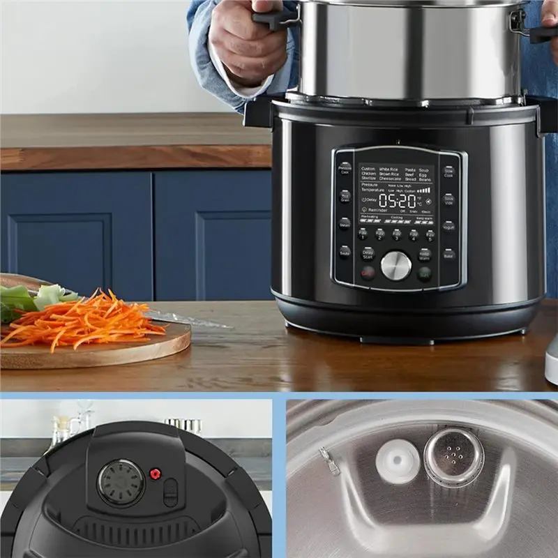 A99T For Instantpot Pro 80 8QT& Duo Evo Plus 8Qt Replacement Parts- Steam Release Handle, Sealing Ring, Float Valve(10PCS)
