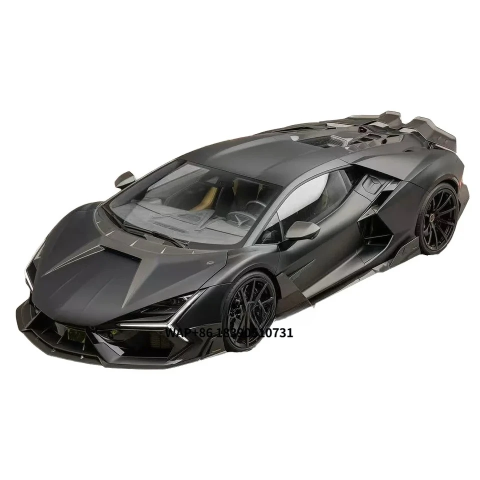 For Revuelto Dry Carbon Fiber Body Kit Revuelto Upgrades MSY Style Front Lip Diffuser Spoiler Side Skirts Hood