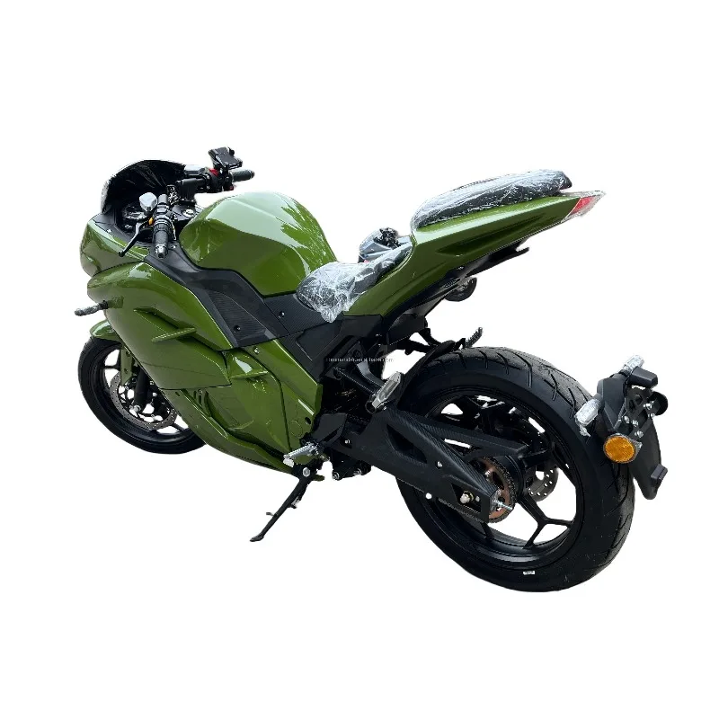 دراجة نارية كهربائية شديدة التحمل Zuimi 3000W محرك متوسط، دراجة نارية للسباق للبالغين بطول 120 كم/ساعة للتجول والطرق الوعرة