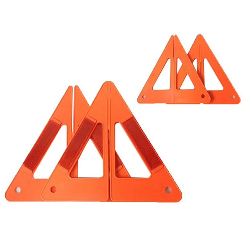 طوي الصلبة الدائمة سيارة الطوارئ عاكسة المرور تحذير مثلث علامة ترايبود #3
