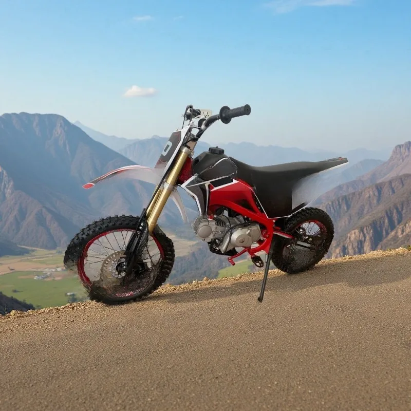 

Adult two-wheeled off-road motorcycle, mountain bike