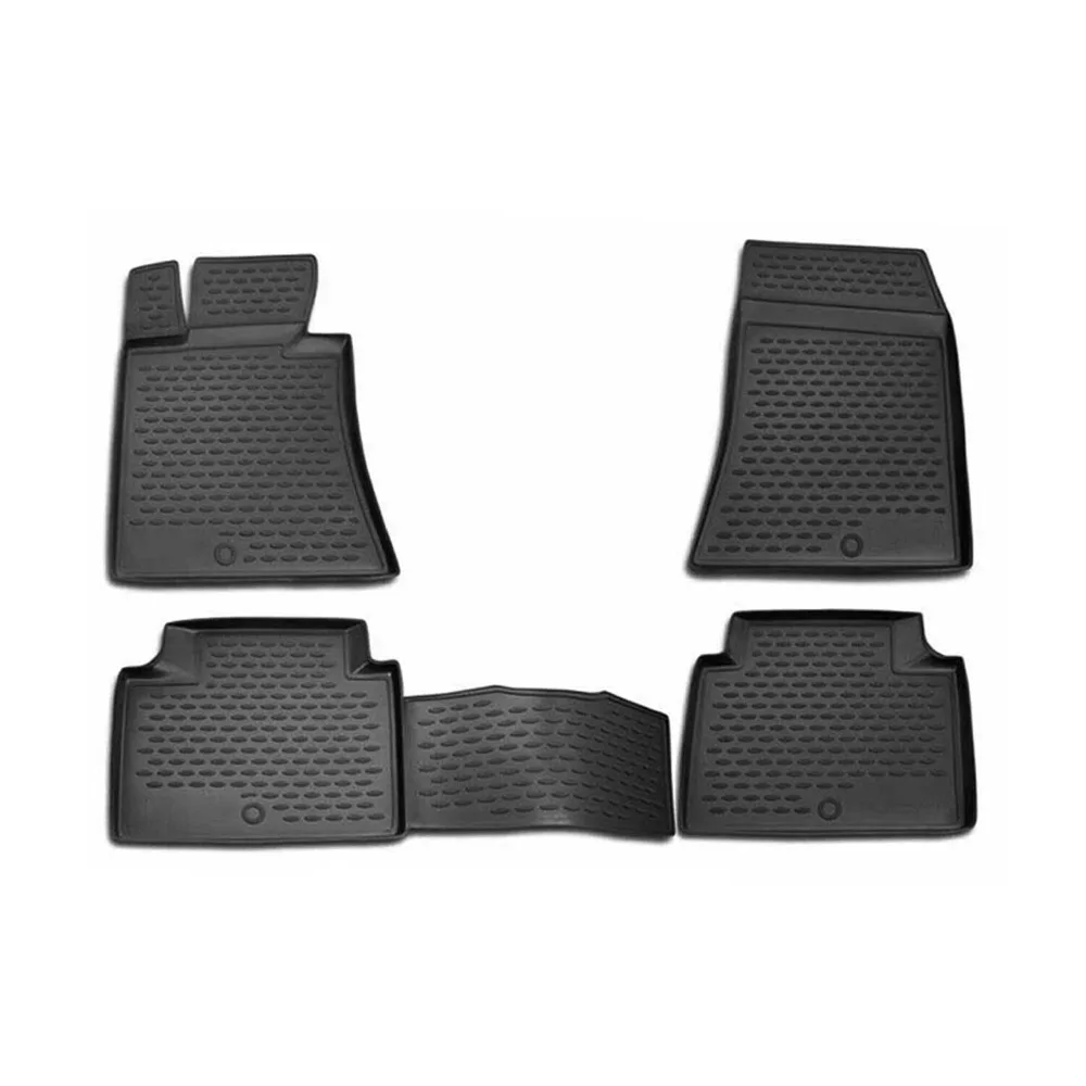 

Floor Mats Liner for Hyundai Genesis 2009-2014 Sedan Black TPE All-Weather United States