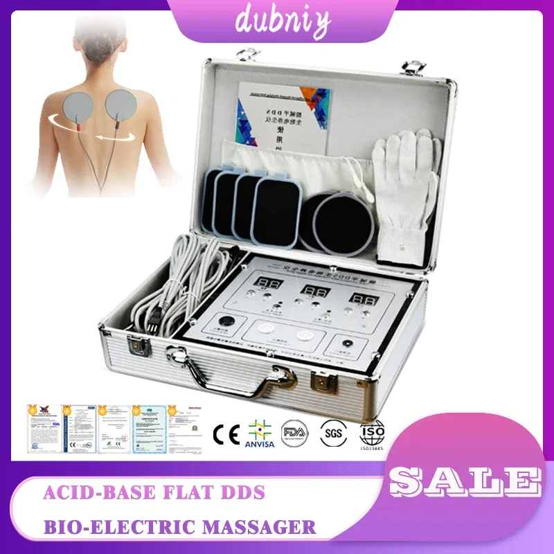 DDS Pulse Bioelectric Massager for Acid Alkali Level Regulation Meridian Dredging Physiotherapy Electrolyte Balance Detoxificati