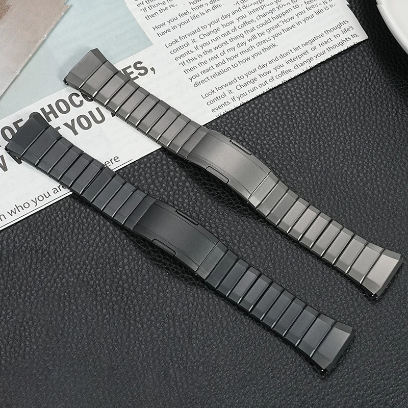 Tali Titanium Ujung Melengkung untuk Jam Tangan Huawei GT 5 Pro 46Mm Gelang Jam Busur Rilis Cepat Urltra-ringan untuk Pria Huawei GT5 Pro 22Mm