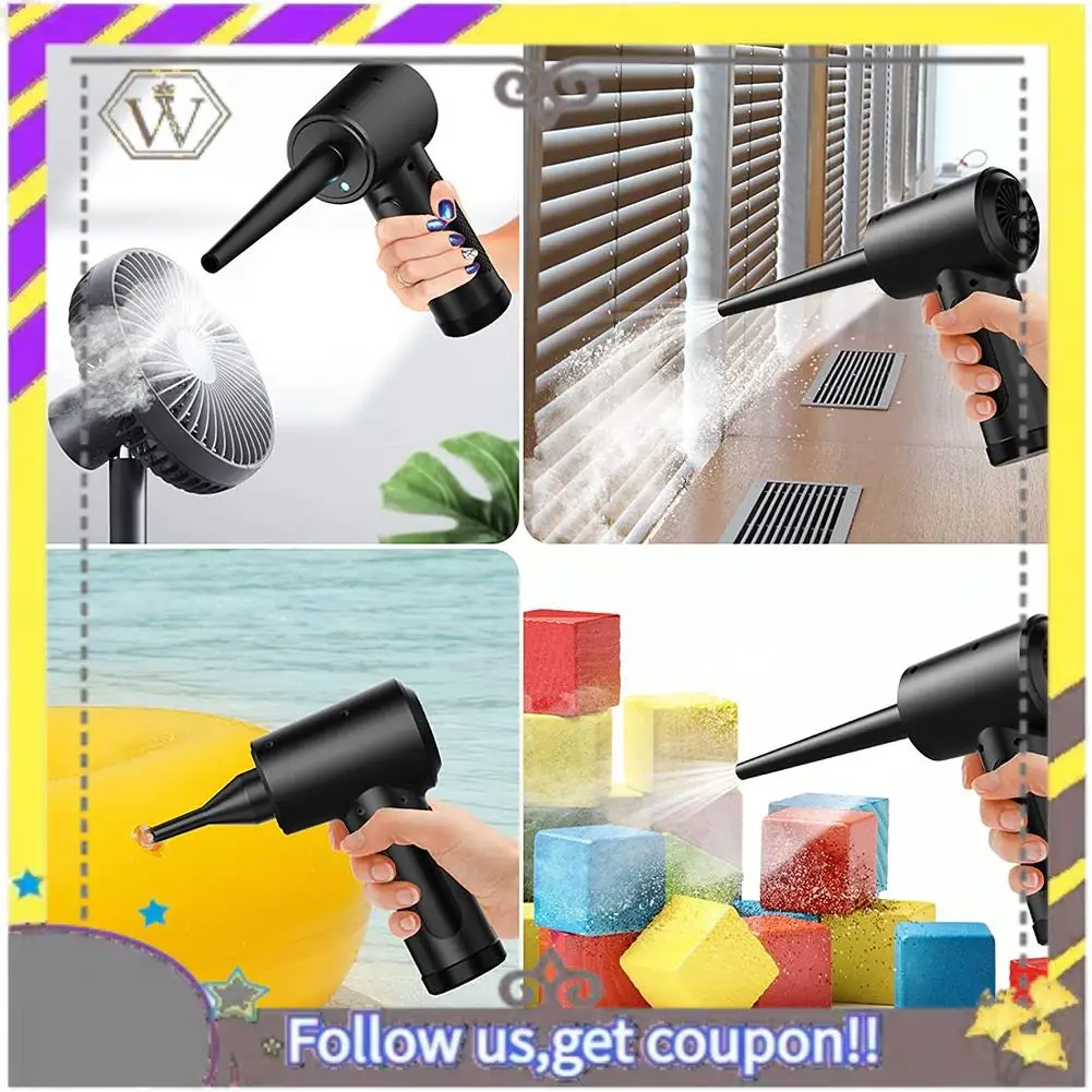 

New Cordless Air Duster,Multi-Use Portable Replaces Compressed Air Cans, Powerful 51000RPM,Air Duster For Computer, Laptop