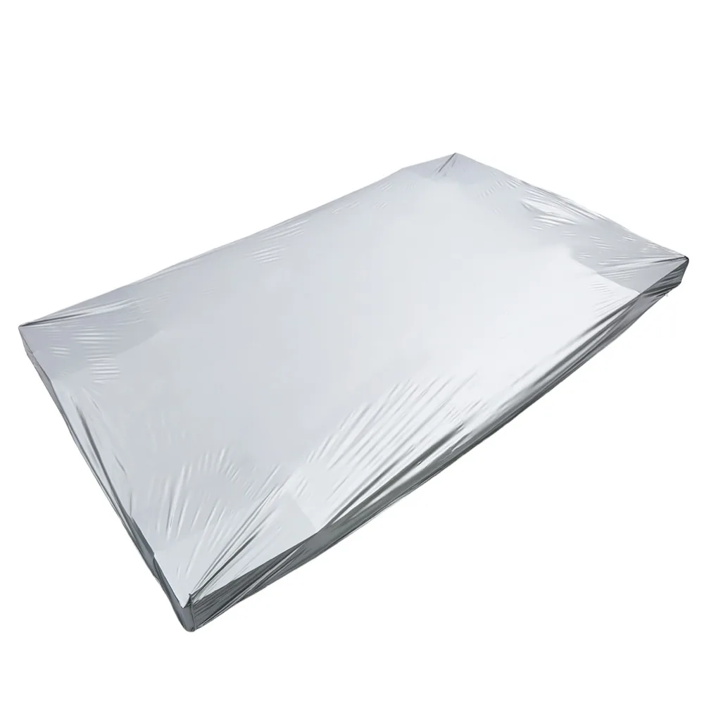 

Durable Oxford Cloth Pool Table Cover Black Silver Coated Protective Case Wind Protection Dust Protection Shell Pool Tables